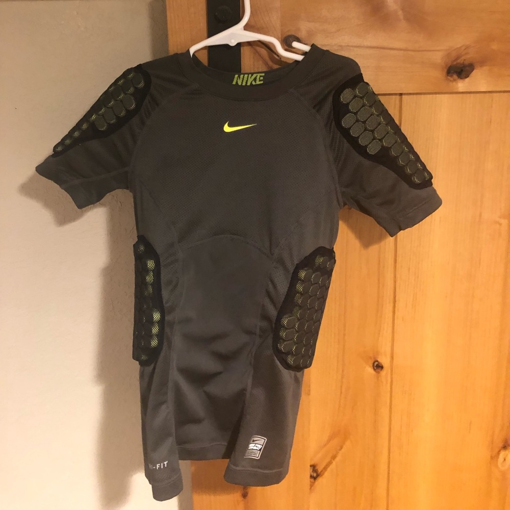 Nike Pro Padded Football Shirt.  Youth Medium